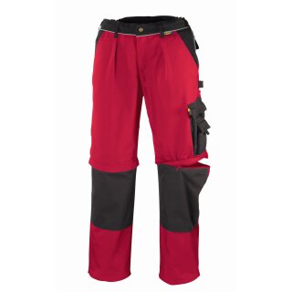 teXXor Bundhose, rot/schwarz T/C Canvas, 320gr. mit Cordura Besatz verschiedene Größen