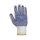 TOWA Nylon-Feinstrick-Handschuh, einseitig blaue PVC-Noppen, Kat. 2 Gr. 10 12er Pack