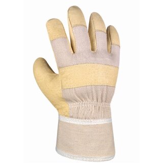 Strong Hand 88 PAWA, Schweinsvollleder-Handschuh gef., gelb 12er Pack