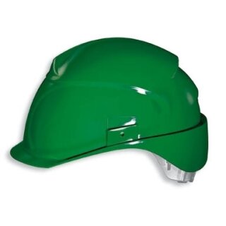 Uvex airwing B-S Bauhelm kurzes Schild 3 vari. Ventilationsöff. Grün