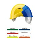 Voss Schutzhelm Visor Light mit integriertem Visier Blau