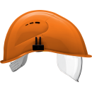 Voss Schutzhelm Visor Light mit integriertem Visier Blau