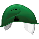 Voss Schutzhelm Visor Light mit integriertem Visier Orange