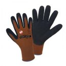 Worky 14902 Nylon Latex Foam Feinstrickhandschuh braun EN388 Gr. 9