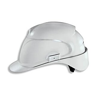 Uvex airwing B-WR Bauhelm mit Drehradsystem für Kopfweite Weiß