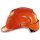 Uvex airwing B-WR Bauhelm mit Drehradsystem für Kopfweite Orange