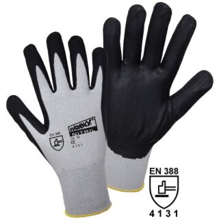 Worky FOAM Nylon NITRIL Arbeitshandschuh 1158 Gr. 7