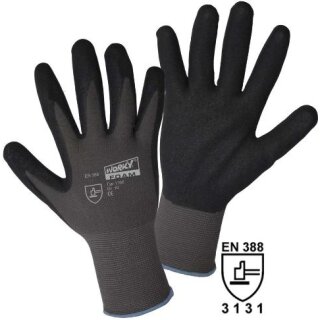 Worky FOAMSandy Nitril Arbeitshandschuh 1160 Feinstrickhandschuh Gr. 8