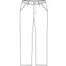 Leiber Herrenhose weiss Größe 54