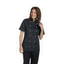 Leiber Da.Kochjacke 1/2 Arm Farbe schwarz,...