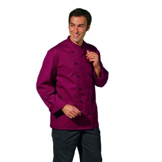 Leiber Kochjacke/CLEAN-DRES Farbe bordeaux, Größe 46