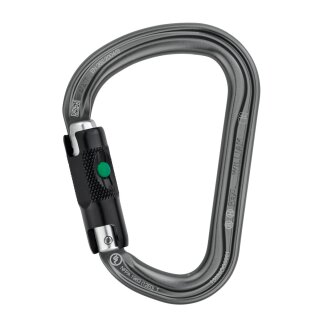 Petzl WILLIAM Ball-Lock Karabiner in grau
