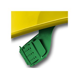 Grüne Innenausstattung mit Pin-Lock/Steckverschluss